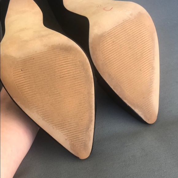 (Sold) Madewell Mira Black Suede Heels 6.5 - Picture 8 of 8